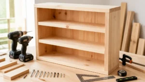 手作り 丈夫な棚の作り方は3つの弱点つぶし｜板厚2倍でたわみが8分の1になる理由のアイキャッチ画像