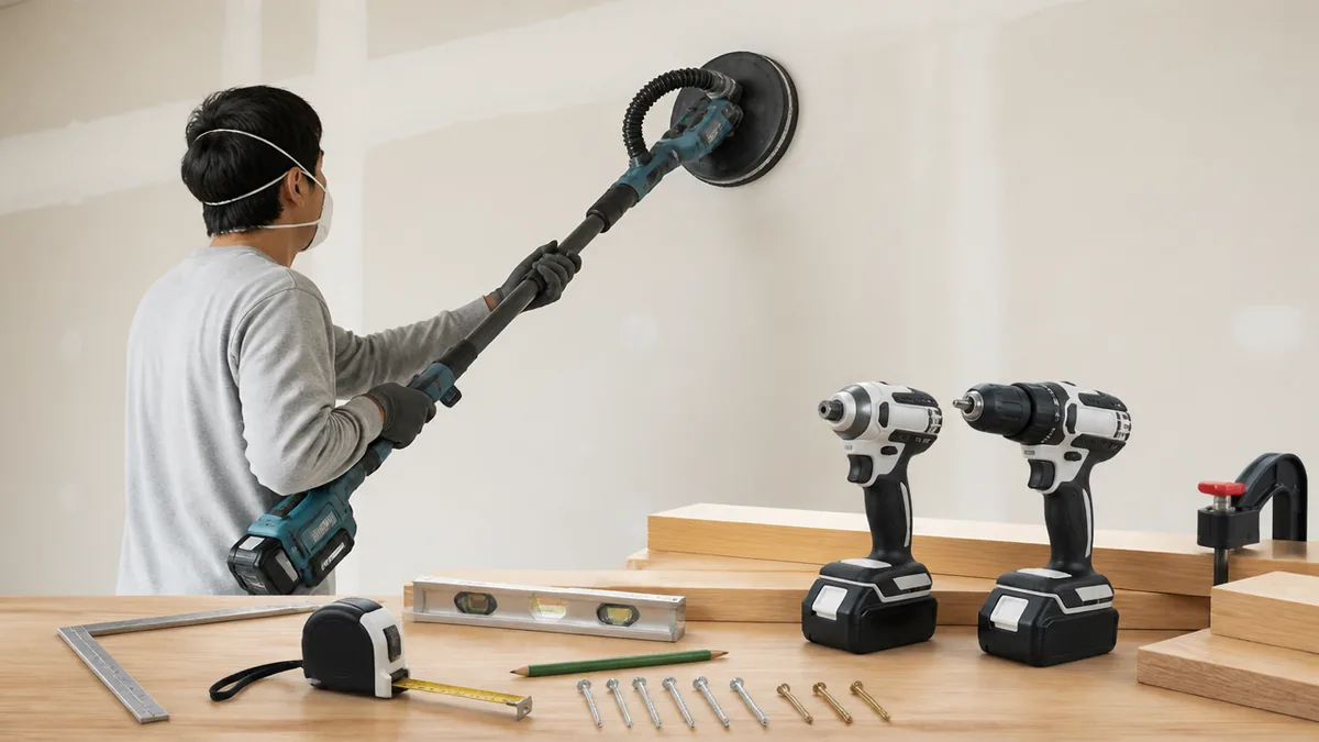 手作業やランダムサンダーとはどう違う?向いている作業の境目の解説画像