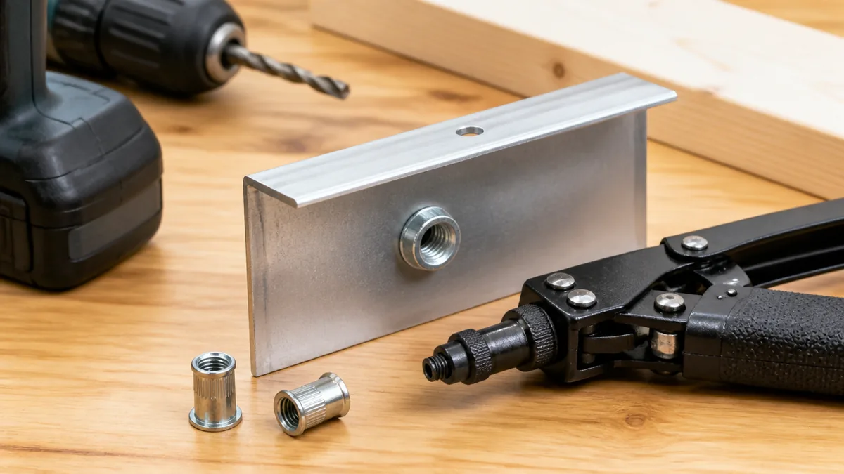 ブラインドナットとは?片側からめねじを作る仕組みと下穴φ6.1mm・板厚の選び方のアイキャッチ画像